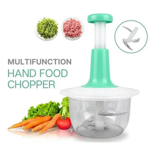 Manual Hand Push Chopper – Multi-Functional Vegetable & Meat Grinder (1.5L)