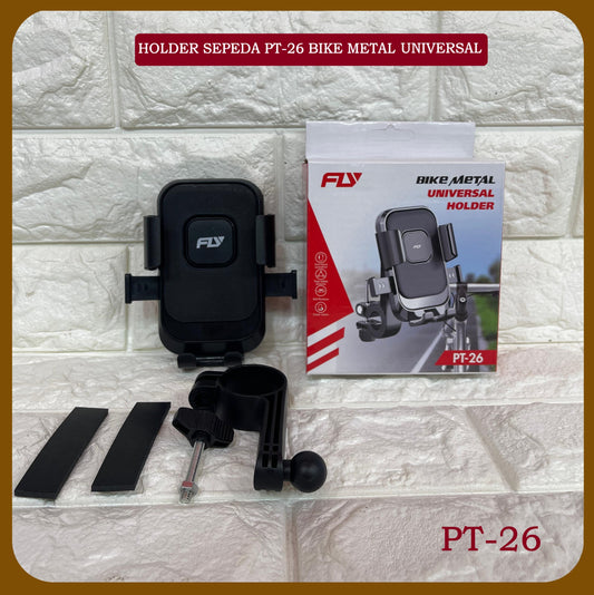 Bike Metal Universal Handlebar Mount for Phones & Devices – Durable, Anti-Slip & Shockproof Holder