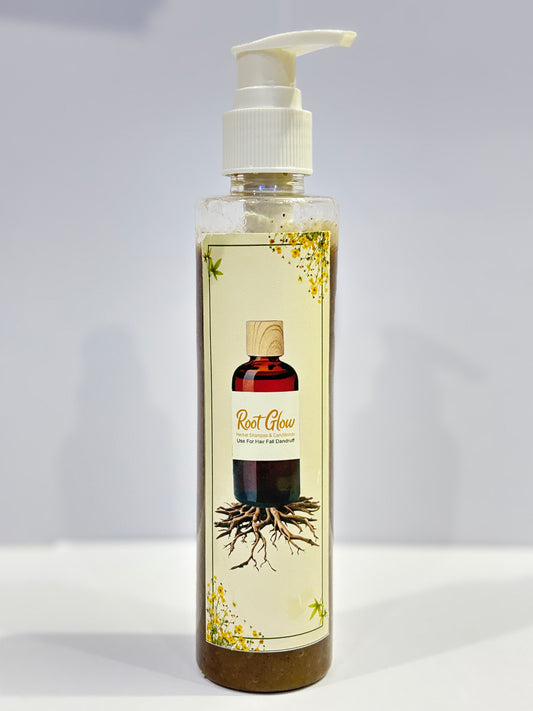 Root Glow Herbal Shampoo for Smooth & Silky Hair
