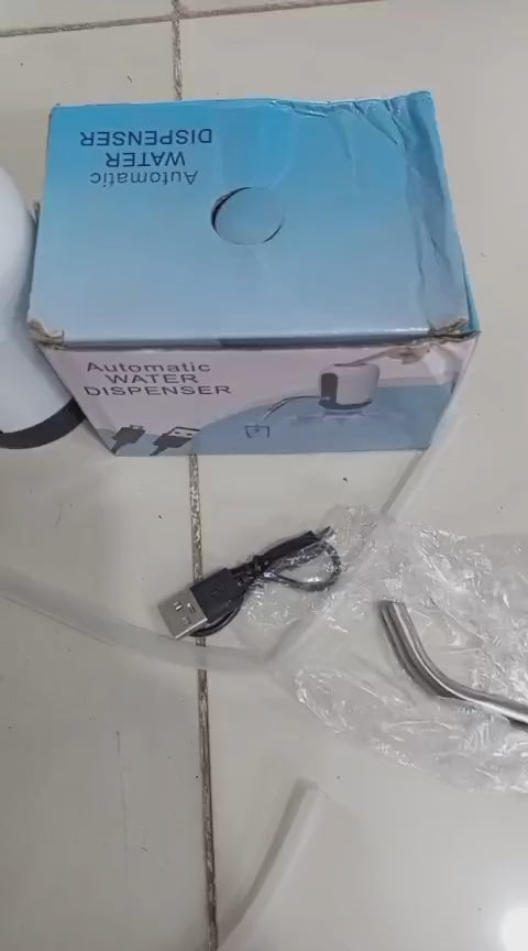 Automatic Electric Water Bottle Pump Dispenser – USB Rechargeable One-Touch Water Dispenser for Home, Office & Outdoor Use